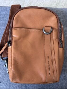 Spikes & Sparrow Tan Leather Sling Bag